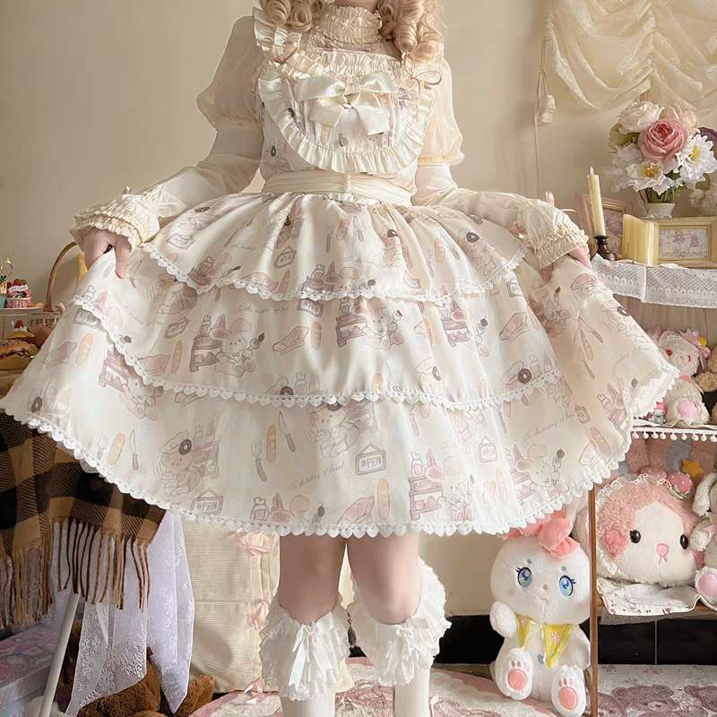 “Cream Whispers” lolita dress