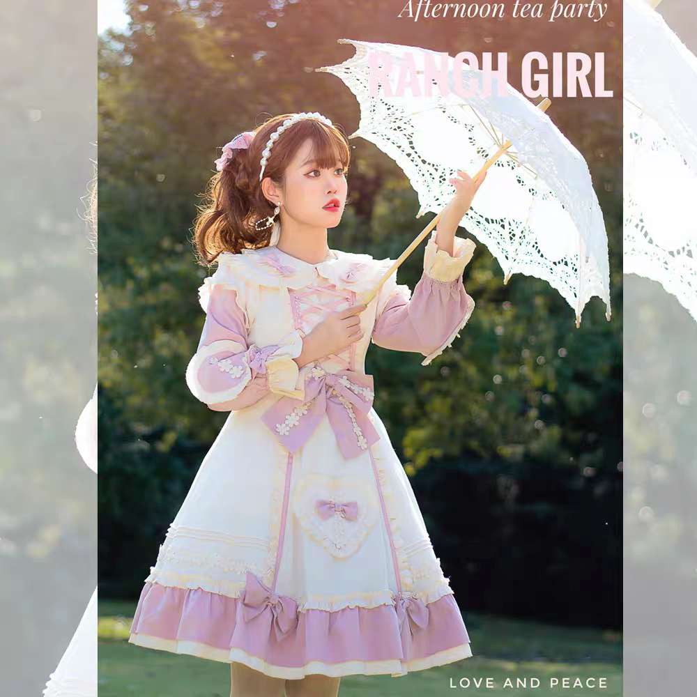 🌸☀️ “Ranch Girl” – Afternoon Tea Party Dress ☀️🌸